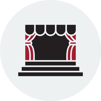 Stage Vector Icon