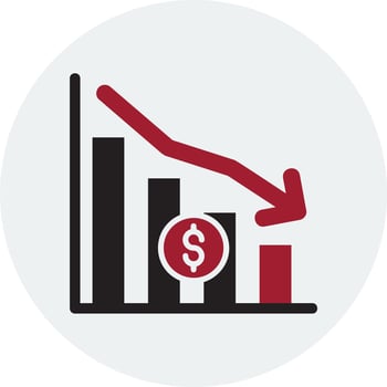 Economic Crisis Vector Icon