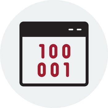 Binary Vector Icon