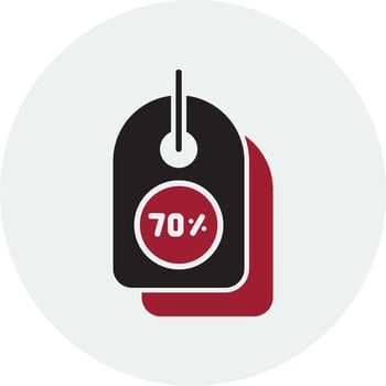 Disscount Tag Vector Icon