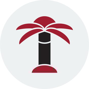Oasis Vector Icon