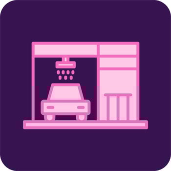 Carwash Vector Icon