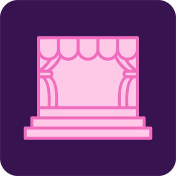 Stage Vector Icon