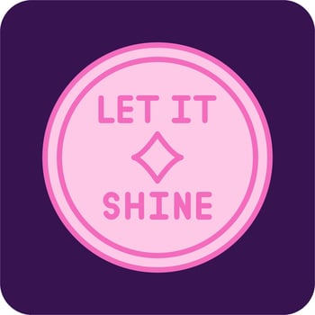Let It Shine Vector Icon