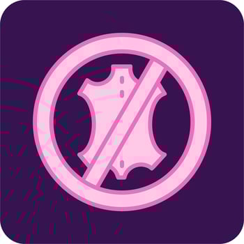 no leather Vector Icon