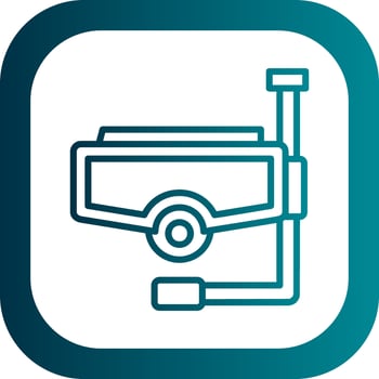 Neural Dive Gear Vector Icon Design