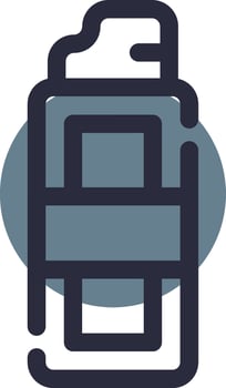 Pepper Spray Creative Icon Design vector