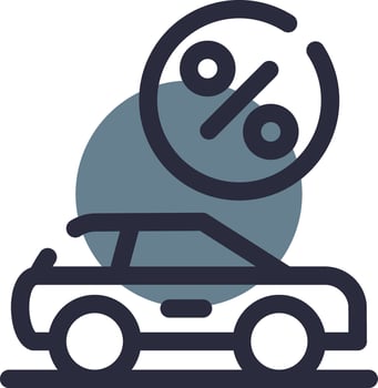 Vehicle Leasing Creative Icon Design vector