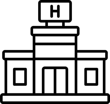 Hospital Vector Icon