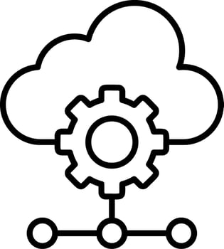 Cloud Data Vector Icon