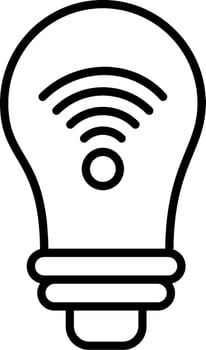 Smart Bulb Vector Icon