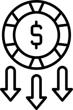 Decrease Vector Icon