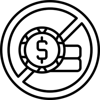Ban Vector Icon