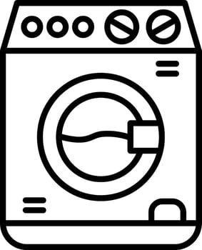 Washing Machine Vector Icon