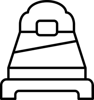 Single Bed Vector Icon