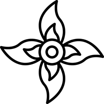 Plumeria Vector Icon