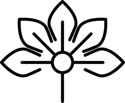 Japanese Aralia Vector Icon
