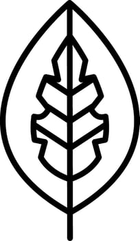 Red Aglaonema Vector Icon