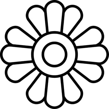 Gaillardia Vector Icon