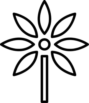 Schefflera Vector Icon