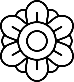Dahlia Vector Icon