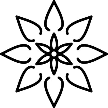 Schefflera Vector Icon