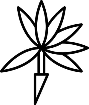 Bird Of Paradise Vector Icon