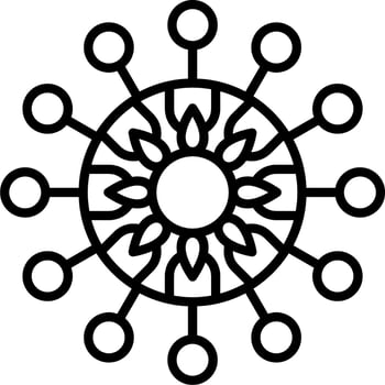 Pincushion Vector Icon