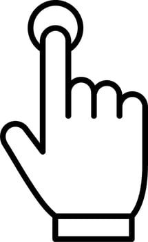 Click Vector Icon