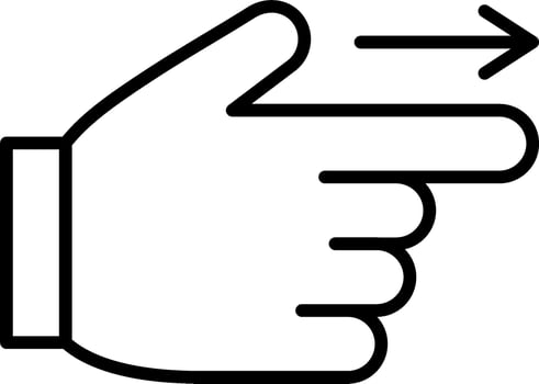 Pointing Vector Icon