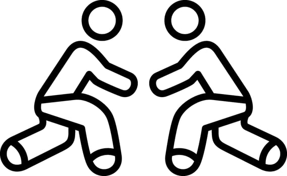 Wrestling Vector Icon
