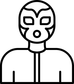 Wrestler Vector Icon