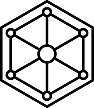 Hexagon Vector Icon