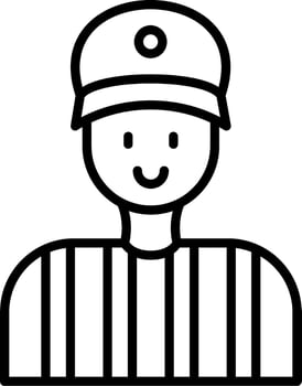 Referee Vector Icon
