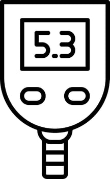 Glucometer Vector Icon