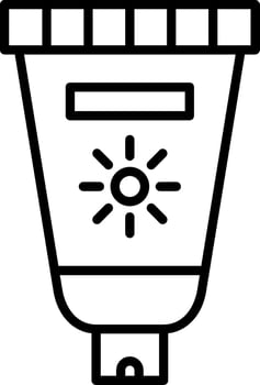 Sunscreen Vector Icon
