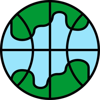 Planet Earth Vector Icon