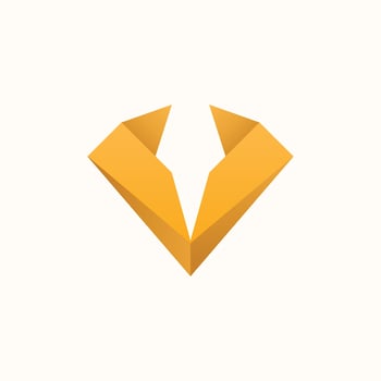 Diamond 3d logo vector