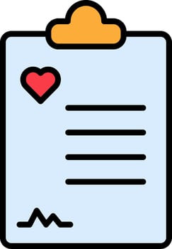 Health Report Vector Icon