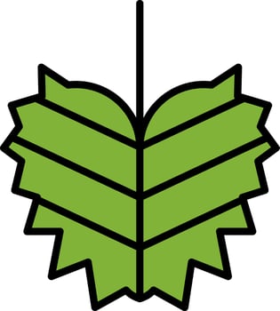 Elephant Ear Vector Icon