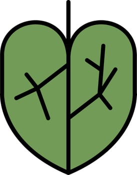 Colocasia Vector Icon