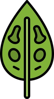 Dieffenbachia Vector Icon