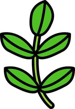 Red Ginger Alpinia Vector Icon
