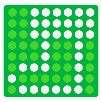 Green digital square led christmas boots display with sample panel png