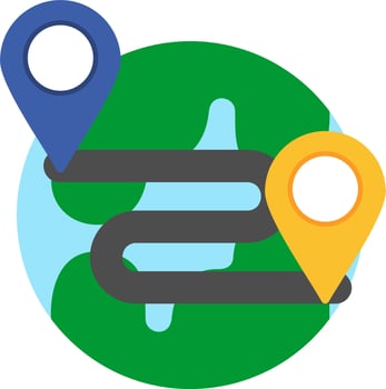 Distance Vector Icon