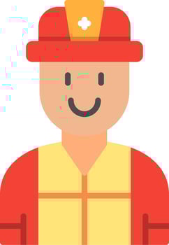 Firefighter Vector Icon