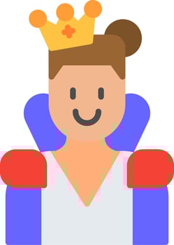 Queen Vector Icon