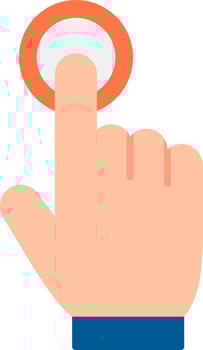 Double Tap Vector Icon