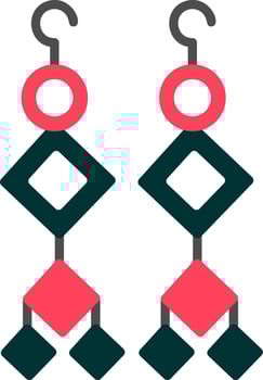 Earrings Vector Icon