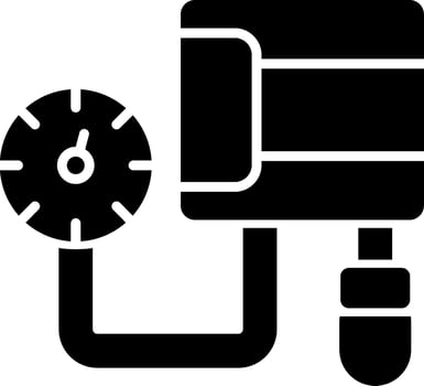 Sphygmomanometer Vector Icon